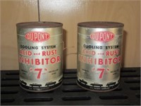 Lot of 2 Dupont Rust Inhibitor Cans