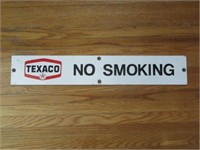 1970's Texaco Oil No Smoking Sign