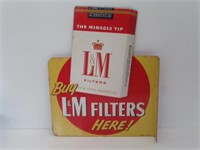 Ex L&M & Chesterfield Cigarettes Flange Sign