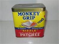 Monkey Grip Sizzle Patches Tin NOS
