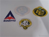 Lot of 4 Vintage CFL Football Decals