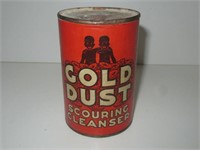 Gold Dust Scouring Cleanser Can Black Americana