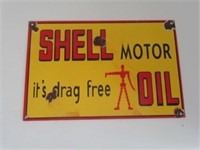 Shell Motor Oil Porcelain Sign