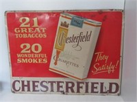 Chesterfield Cigarettes Tin Sign