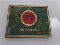 Lucky Strike Cigarettes Tobacco Tin Flat