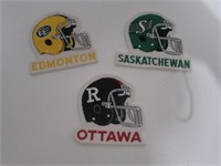1970's Lot of 3 CFL Patches
