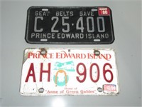 Lot of 2 PEI License Plates Anne of Green Gables