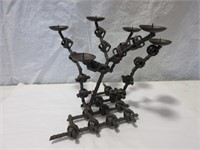 Rod Iron Abstract Candle Holders