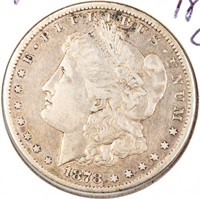 Coin 1878-CC  Morgan Silver Dollar in Very Fine