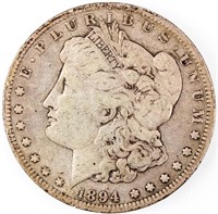 Coin 1894-S Morgan Silver Dollar Very Good