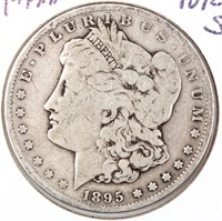 Coin 1895-S  Morgan Silver Dollar in Very Good