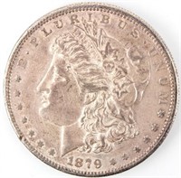 Coin 1879-S Morgan Silver Dollar in XF