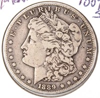 Coin 1889-S  Morgan Silver Dollar in Fine