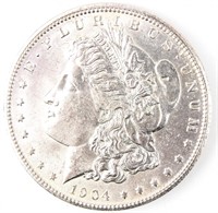 Coin 1904-O  Morgan Silver Dollar XF.