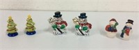 3 Matching Holiday Salt & Pepper Shakers T7A