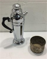 Vintage Chrome Cocktail Shaker K15B