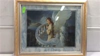 Framed Angel Picture Y15F