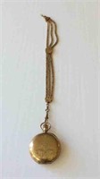 ELGIN POCKET WATCH WITH CHAIN - 2" D