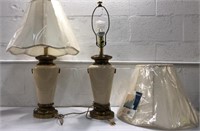 Pair of Matching Table Lamps K7F