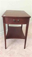 2 TIER END TABLE WITH DRAWER