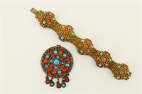 Eastern Style Bracelet & Pendant