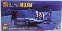 Vintage "F6F-3 Hellcat" Plastic Model Airplane