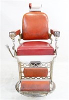 Antique E. Berninghaus Co. "Hercules" Barber chair