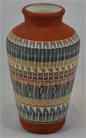 Navajo Red Clay Pottery Vase
