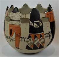 O'odham Friendship Vase Native American Pottery