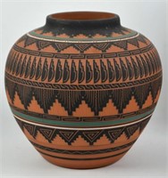Navajo Red Clay Vase