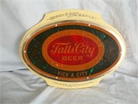 Vintage Falls City Beer Beer Plaque