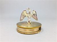 table magnifying glass with eagle