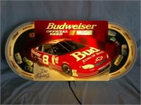 Budweiser/Dale Jr/ Race Car Motion Light