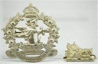 WWI LORNE SCOTS BADGE & OTHER