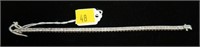 Sterling silver 7" box set CZ tennis bracelet