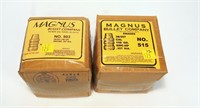 2- Boxes Magnus bullets, No 503, 38/357, 158-