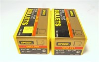 2- Boxes Speer .45 Cal. 185-grain hollow point