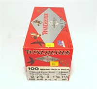 Box 100 round Winchester value pack 12 Ga. 2 3/4"