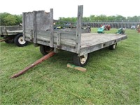 Flatbed Wooden Wagon w/Kory Running Gear