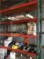 metal pallet racking with four shelves