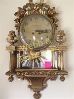Swedish wall clock 1880's A. W. Sjobeck and