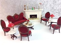 9 pc. Parlor Room Furnishings and Accessories