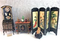 5 pc. Lot of Chinese Chinoiserie Decor