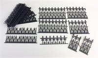Lot of Iron Look Dollhouse Fence