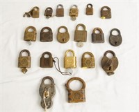 Collection of Antique Yale padlocks