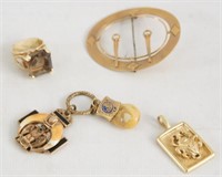 Collection of 14kt Gold and other pieces