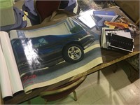 CAR POSTERS AND BOOKS