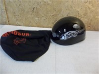 Harley Davidson 1/2 Helmet w/ Bag