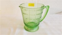 Green measuring cup