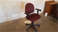 Office chair on casters